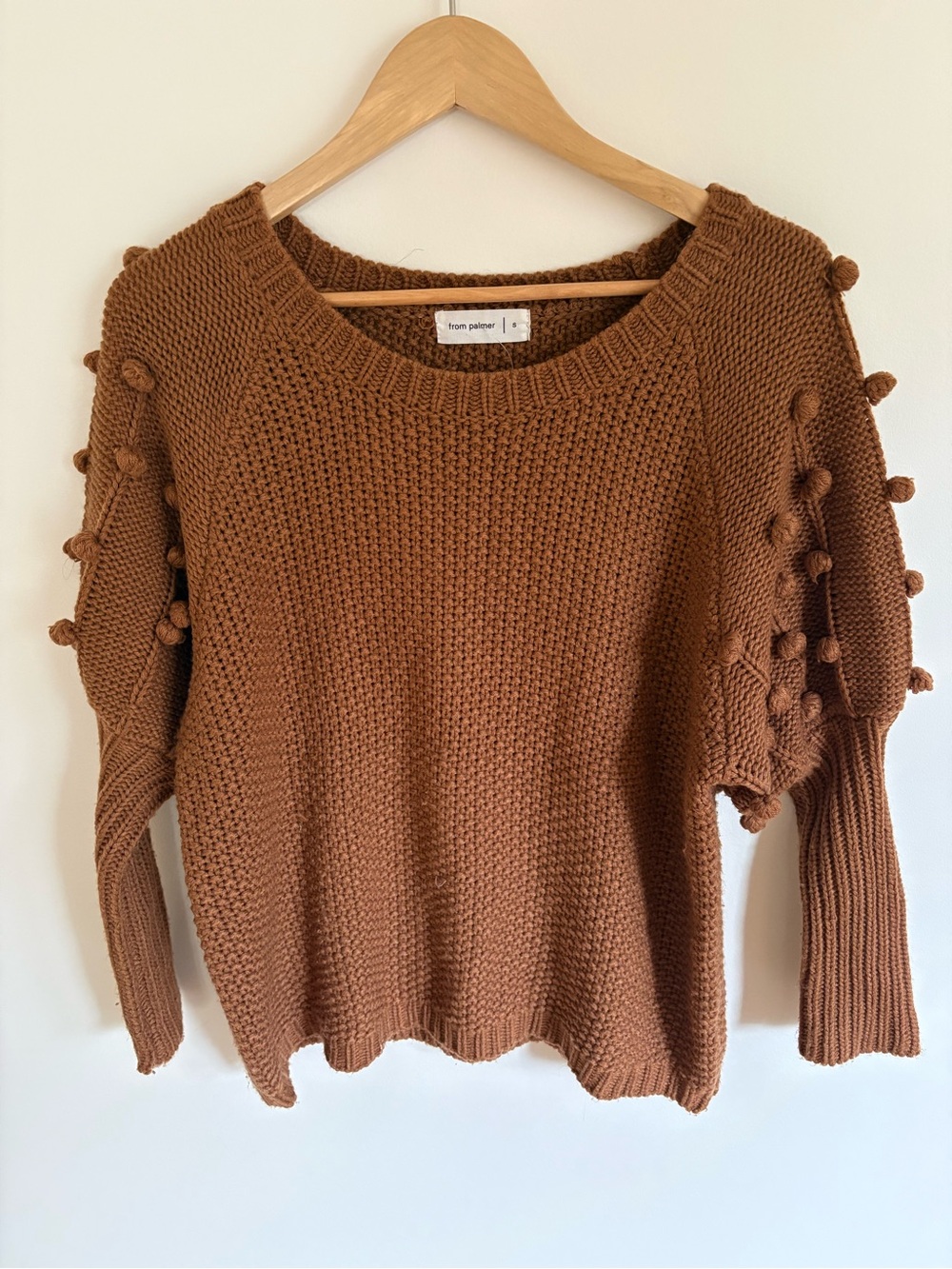 From Palmer Brown Pom-Pom Knit Sweater